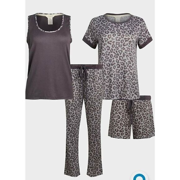 NWT 4 PIECE LUCKY PJ SET - Picture 2 of 6